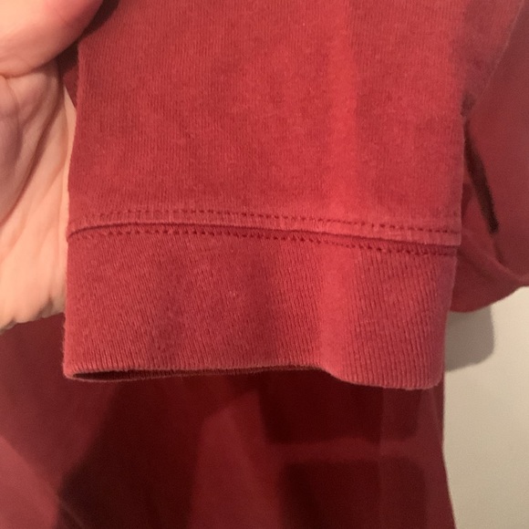 Stylish Puritan Dark Red 100% Soft Cotton Crewneck Sweater SZ Medium - Picture 6 of 7